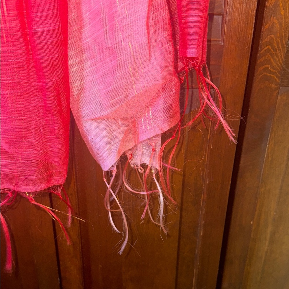 Talbots Pink Scarf - Picture 4 of 6